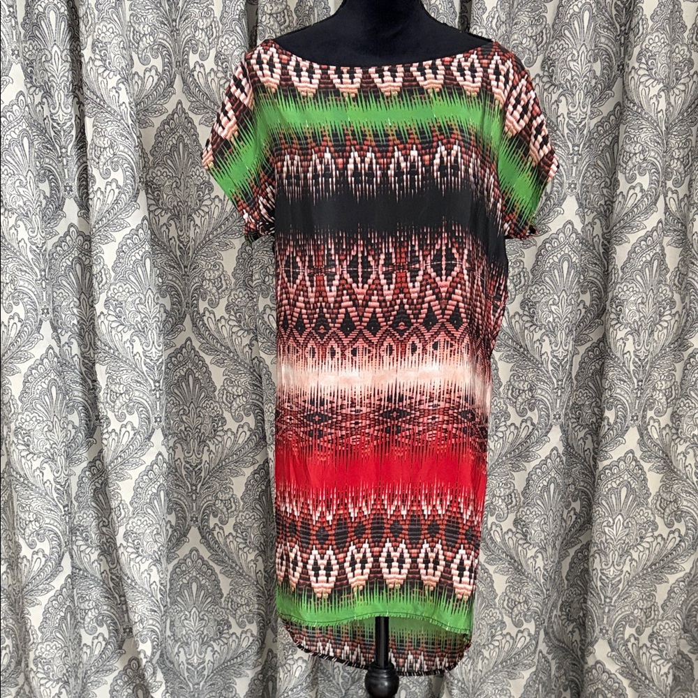 Silk Vix Paula Hermanny cover up tunic dress